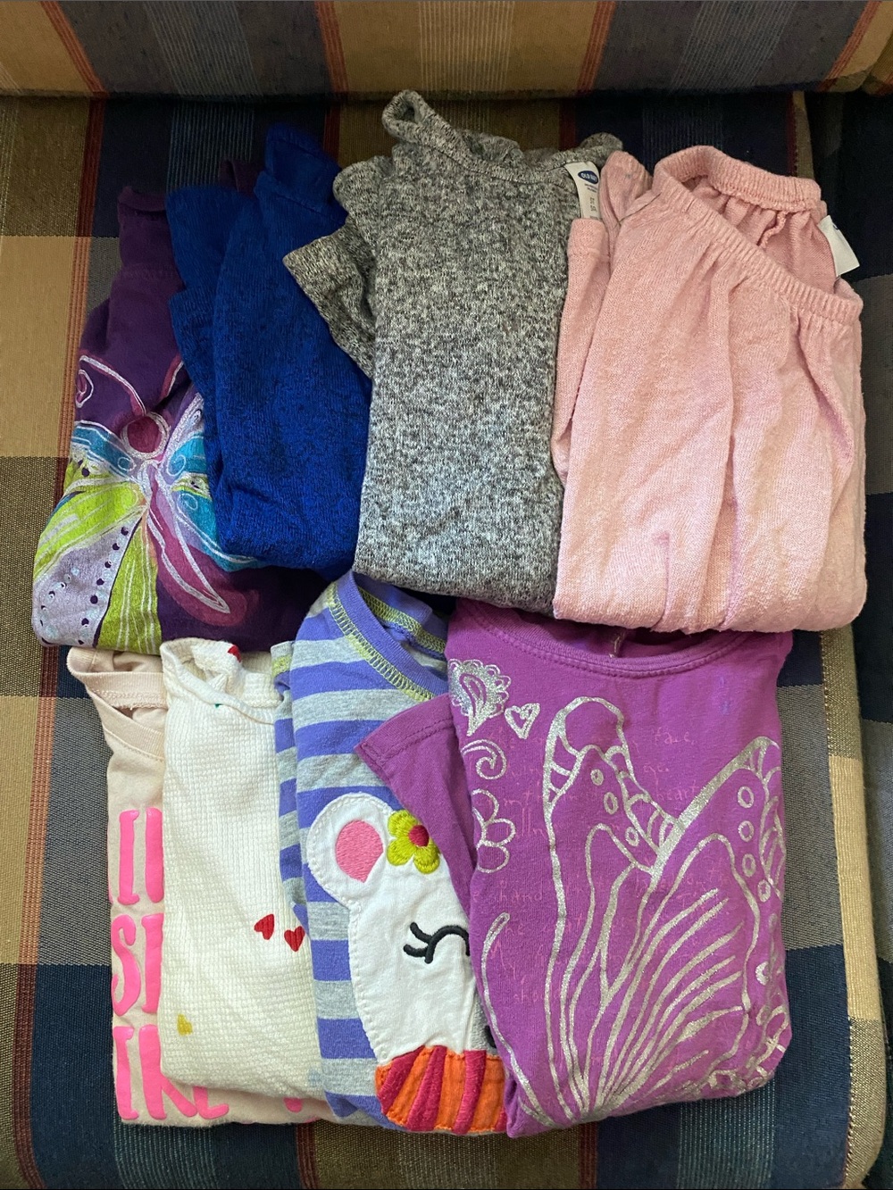 5T Long Sleeve Girl Shirt Bundle